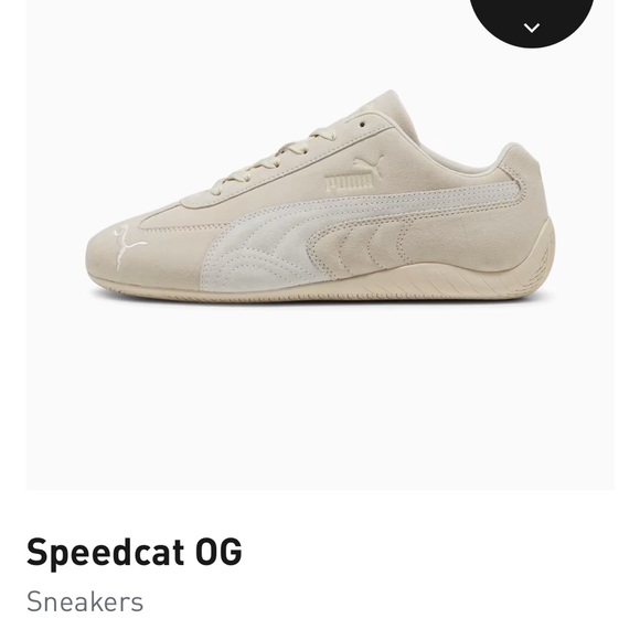 Puma Speedcat OG Cream Sneakers - Picture 1 of 5